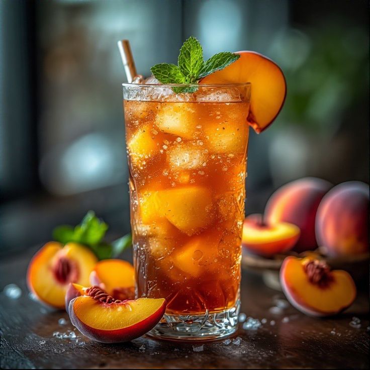 Şeftalili Soğuk Çay